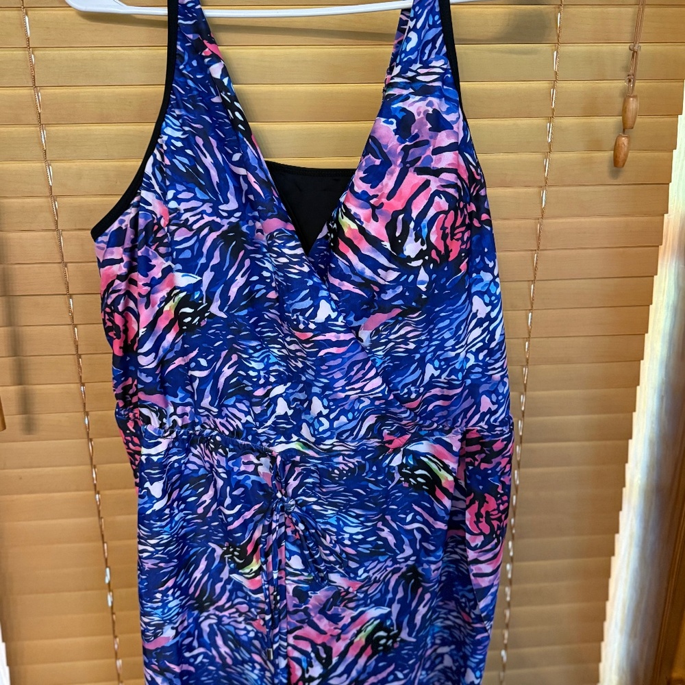 2 Gorgeous 1 Pc Swim Skort Suits Brand New